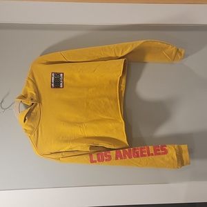 Mustard Yellow Cropped Sweater by Forever 21